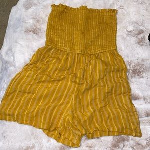 american eagle strapless romper